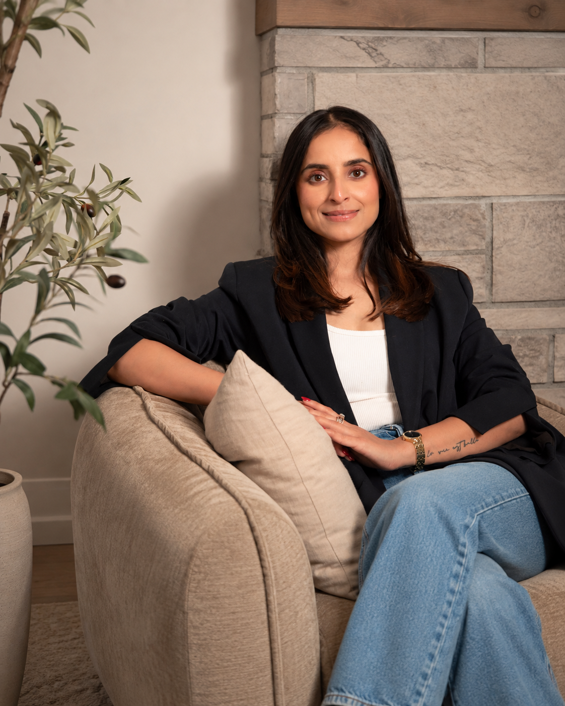 Harpreet Brar, interior designer and founder of RAHA + MAMA Design